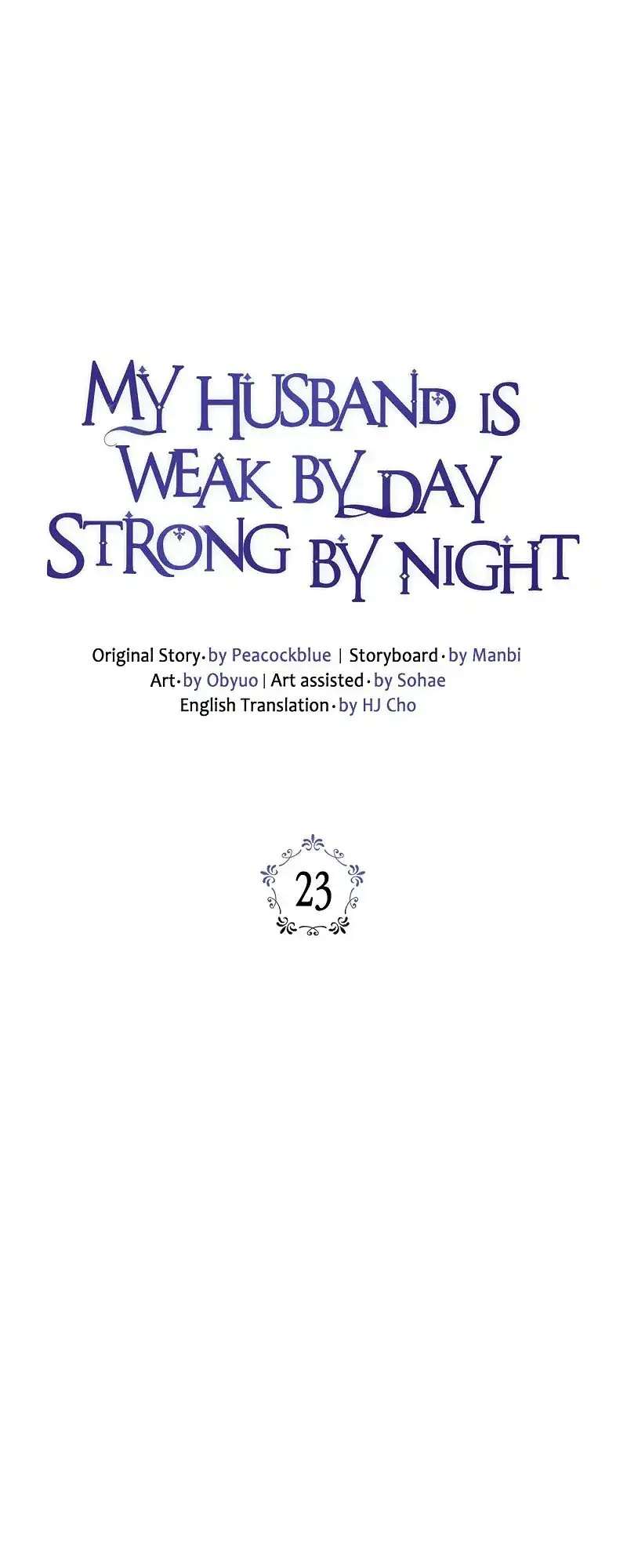 My Husband is Weak by Day, Strong by Night  23 page 1