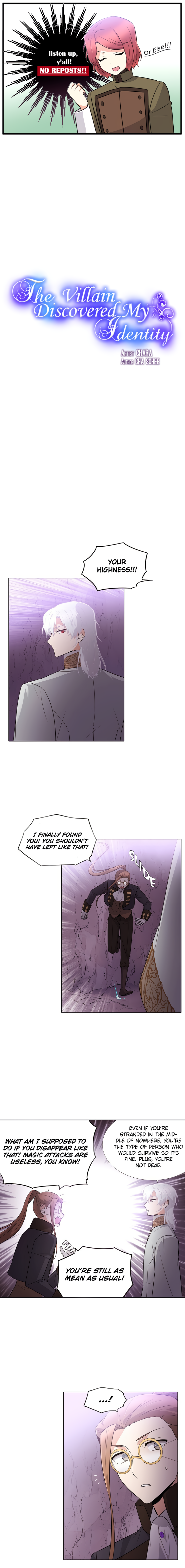 The Villain Discovered My Identity 11 page 0