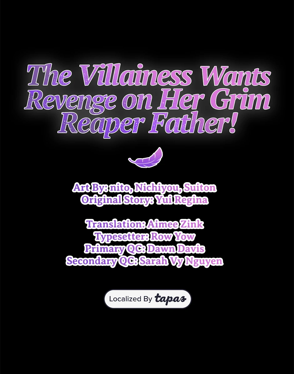 The Villainess Can’t Take Revenge on Her Reaper Father  30 page 0